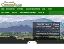 Tablet Screenshot of emmettconnections.com